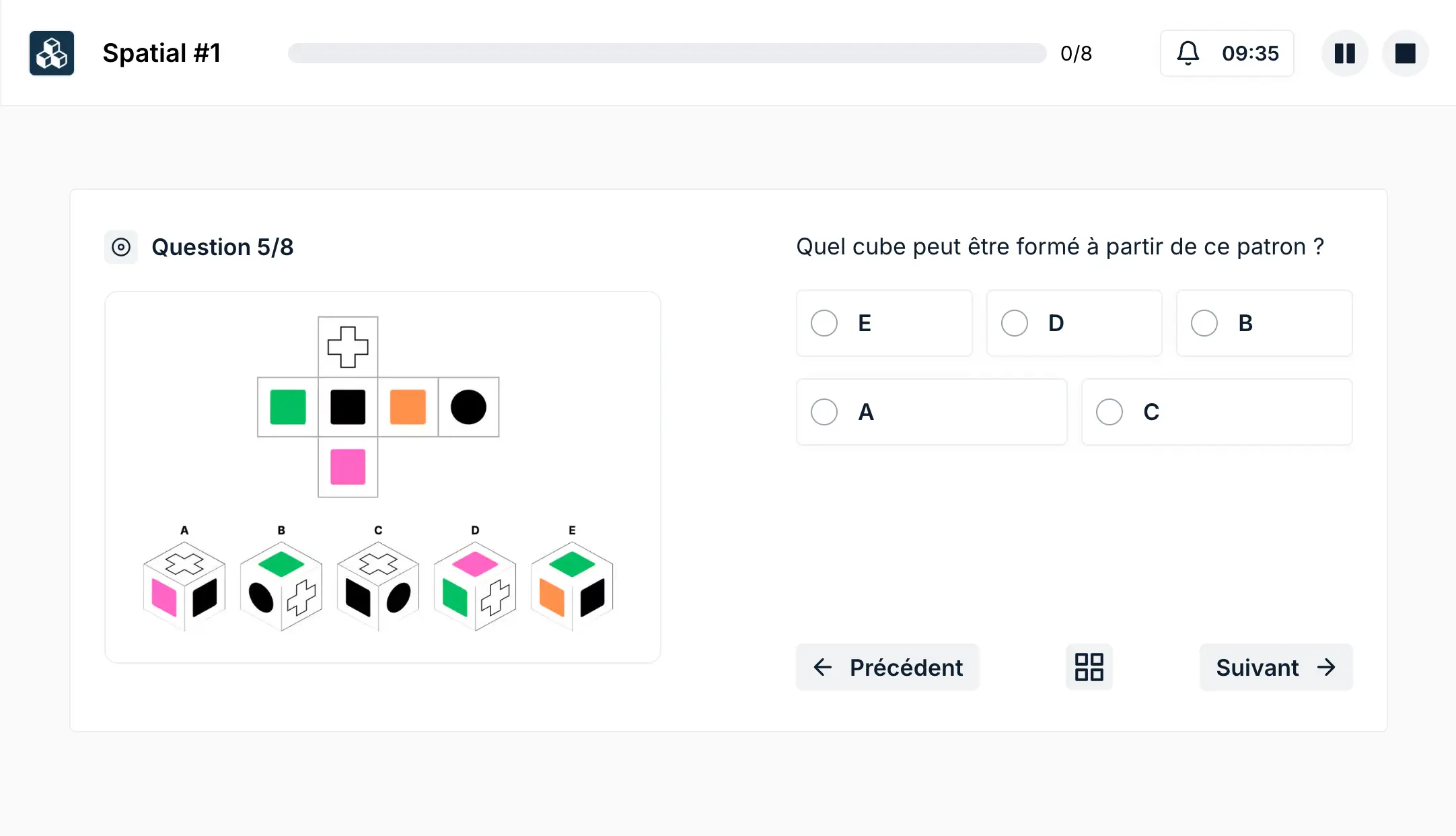 Exercice spatial gratuit