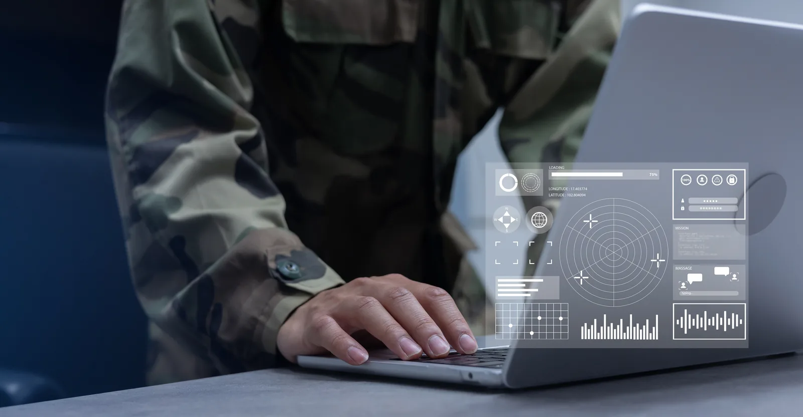 Candidats au CSO armée passant des tests psychotechniques sur ordinateur dans une salle informatique militaire.